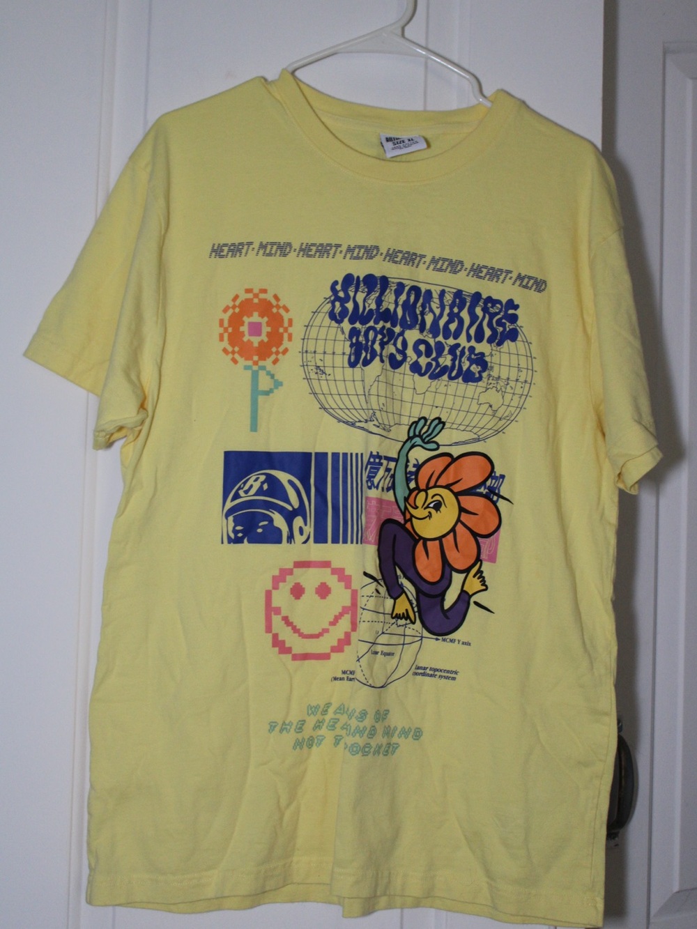 Billionaire Boys Club Graphic T-Shirt | XL | Yellow Streetwear Tee